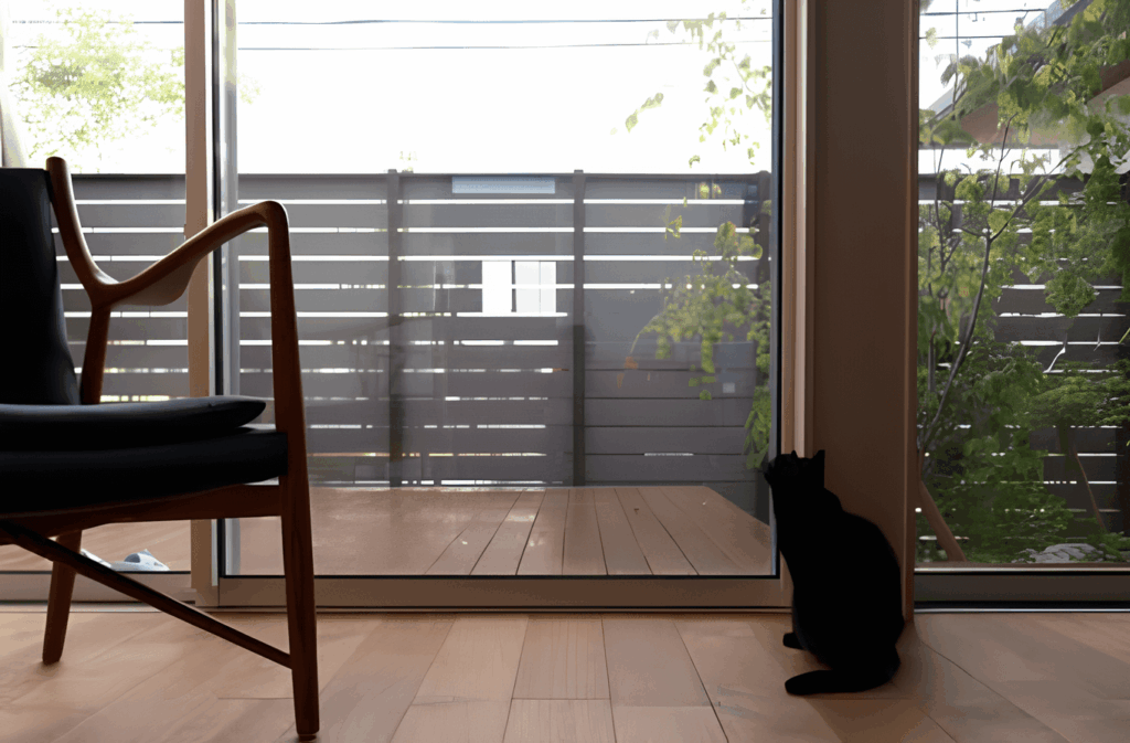 猫の爪とぎ防止にもなる塗り壁