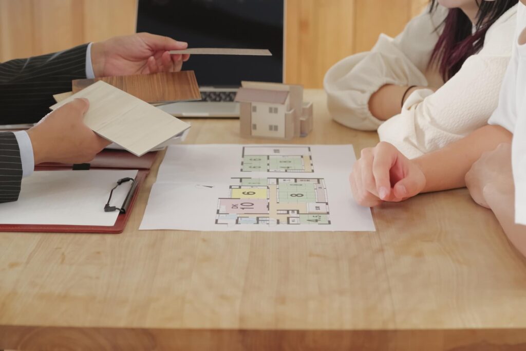 家づくりの打ち合わせのイメージ