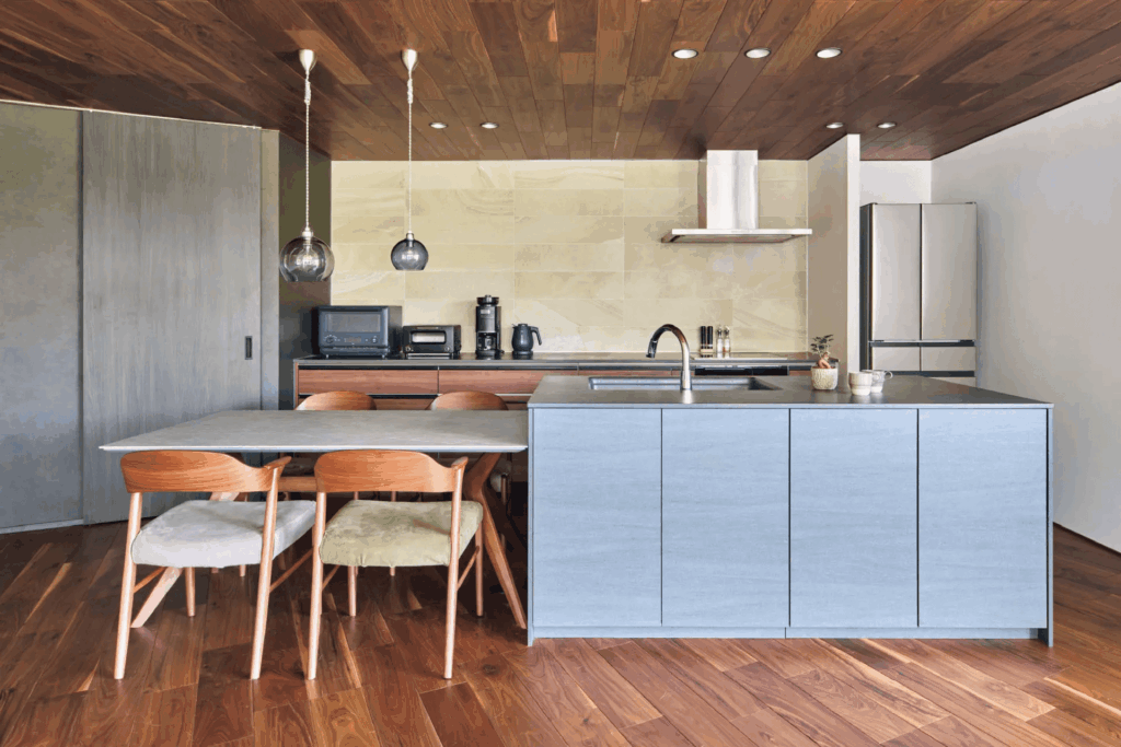 住友林業のキッチンは、標準仕様だけでも十分に使い勝手がよく、必要な設備はしっかりと揃っている