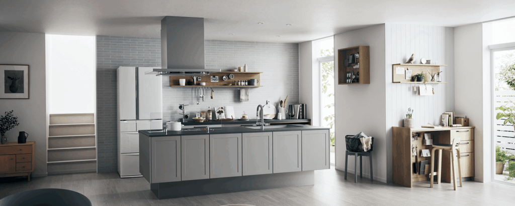 ラクシーナは、日々の使い勝手を追求した「家事ラクキッチン」の代表格