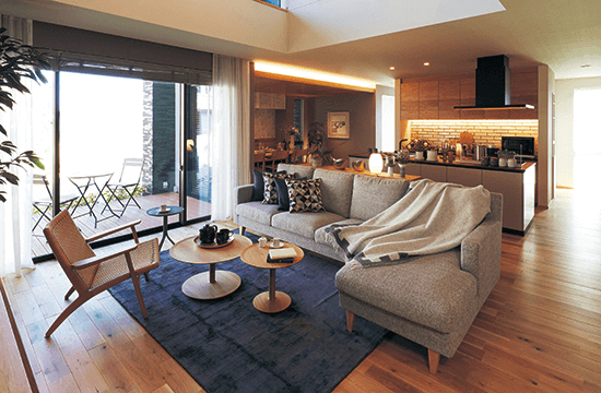 生活のイメージがしやすい「暮らし寄りのプランニング」が特徴の展示場