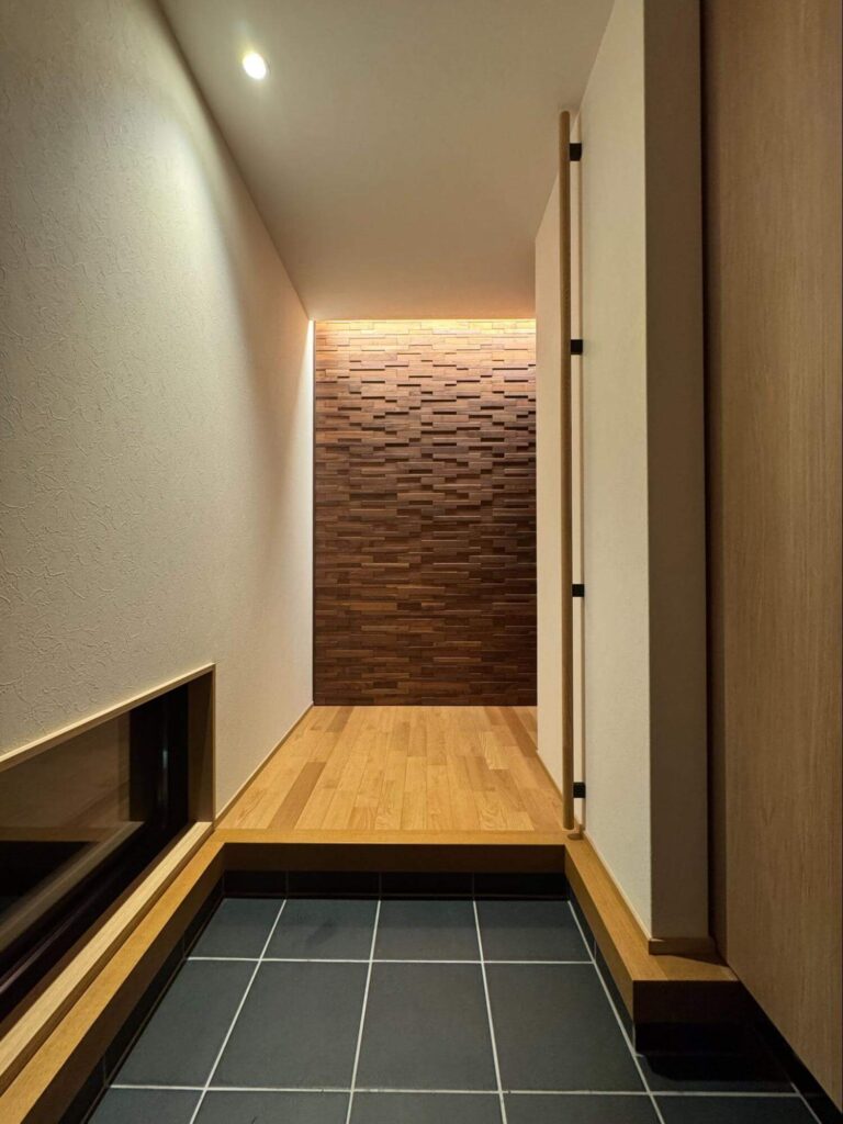 ▲ご主人の体のことを考慮し、家全体にバリアフリーの工夫がされています。