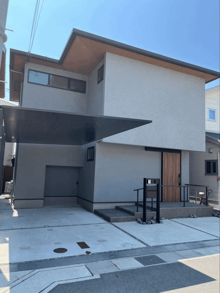 シンプルなナチュラルテイストの外観