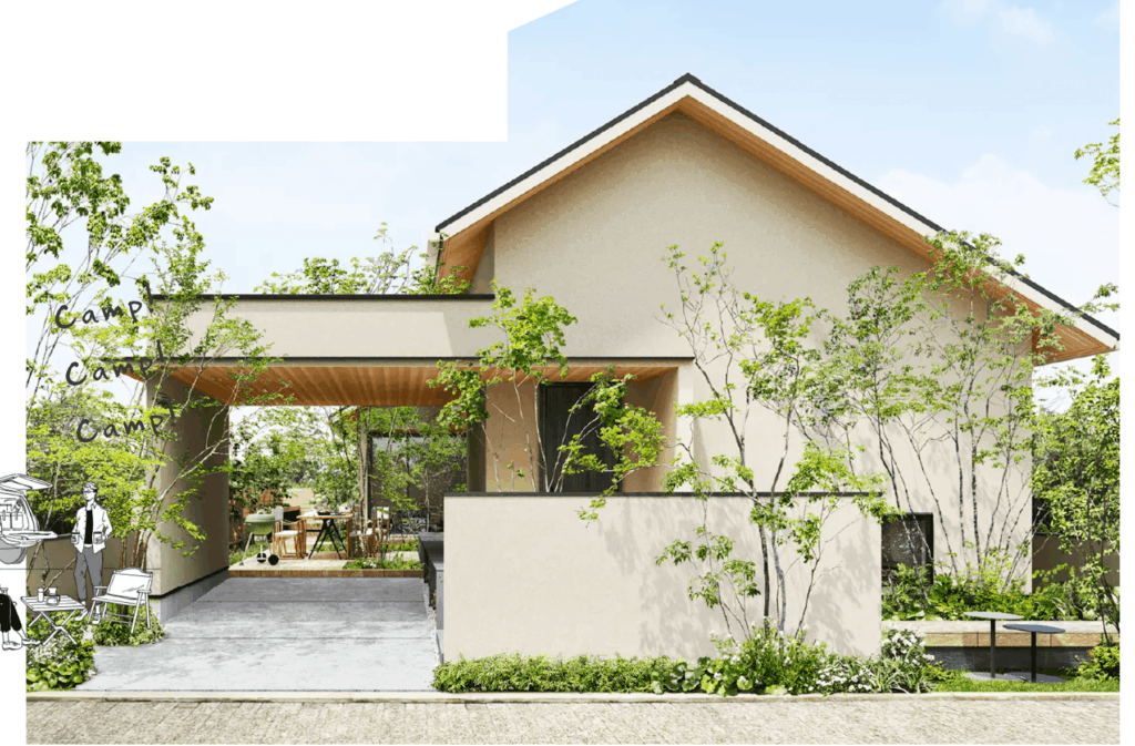 画像引用元:住友林業
住友林業のモデルハウスは情報量がとても多いため、何の準備もなく見学に行くと「楽しかった」だけで終わってしまうことが少なくありません。
ここでは、見学を有意義な時間にするために、事前に整えておきたい準備をご紹介します。
必ず予約する
住友林業のモデルハウスは、予約なしでもふらっと立ち寄ることは可能です。
しかし予約なしの訪問だと、担当者が他のお客様対応中だったり不在だったりで、十分な案内が受けられない可能性があります。
特に土日や連休中の展示場は混み合うため、当日のスケジュールが詰まっていて、肝心の質問ができないまま帰ることになりかねません。
事前に予約することで担当者がしっかり時間を確保してくれ、希望に合わせた詳しい案内をしてもらえます。
標準仕様とオプションの違いを確認するつもりで行く
モデルハウスの設備や仕様は、そのほとんどがオプションで構成されています。そのため「マネしたい」と思っていたものが実は高額なオプションだった、ということも少なくありません。
設計に組み込んだものの、あとから金額に驚く…なんてことがないように、見学時は標準仕様かオプションか、都度確認するクセをつけておくと、後で予算オーバーに気づく事態を防げます。
特にキッチン・浴室・洗面台・床材・建具・外壁など、グレードアップを検討しがちな部分は、こまかい部分まで標準・オプションの確認をしておくのがおすすめです。
家づくりで優先したいことを3つ決めておく
モデルハウス見学をしていると、つい「あれも欲しい、これもやりたい」と希望が膨らんでしまいがち。しかしすべてを実現すれば、あっという間に予算オーバーになってしまいます。
そのため見学前に、「自分たちが家づくりで最も大切にしたいこと」を3つに絞っておくことをおすすめします。
ポイントを絞った上で見学することで、つい色々と目移りしそうになっても、気持ちを戻しやすくなりますよ。
自分たちの建築予定地や希望坪数をざっくり整理しておく
「自分たちは30坪台、平屋希望」「2階建てで35坪前後を考えている」など、おおまかでもいいので建築規模のイメージを持っておくと、見学の質も上がります。担当者もより現実的な提案やアドバイスをしやすくなるでしょう。
逆に「とりあえず見学に来ました」だけでは、担当者も提案の方向性を絞れず、結果的に薄い情報しか得られないことも。
セリフ:「まだ全然決まっていません」という段階でも、「希望としてはこれくらいかな」というふんわりした条件を伝えるだけで、案内の濃さは変わってきますよ。
候補の土地がある場合は資料を持参する
すでに候補の土地がある場合は、必ず資料を持参してください。
候補地がある状態とない状態では、担当者の対応の本気度がはっきり変わります。「具体的に検討段階に入っている方」と認識してもらえるため、より踏み込んだ提案も受けやすくなります。
また、土地の形状や周辺環境、法的制限などを踏まえた具体的な間取り提案や、自分たちでは気づかなかった追加費用も判明する可能性が高くなるため、現実的な家づくりに一歩近づけます。
住友林業のモデルハウスで営業に聞くべき質問